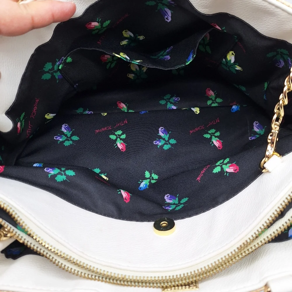 Betsey Johnson Daisy'd & Confused Satchel Purse